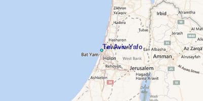 Térkép Tel Aviv-yafo 